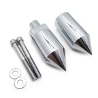 Aluminum Chrome Frame Slider Crash Protector for Suzuki GSXR 600 750 (2004–2005)