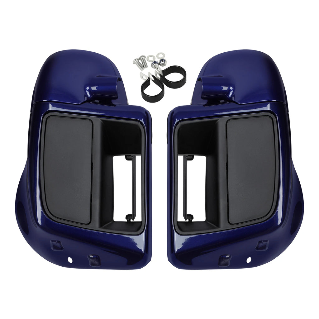 Lower Vented Leg Fairing for Harley Street Glide (2014–2025) Zephyr Blue/Black Sunglo