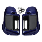 Lower Vented Leg Fairing for Harley Street Glide (2014–2025) Zephyr Blue/Black Sunglo