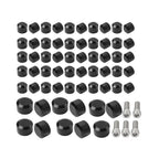 61X Engine Topper Screw Bolt Cap Kit for Harley Twin Cam Softail (2007-2017)