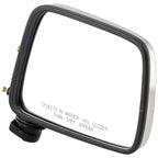 Manual Mirror for Nissan D21 (1986–1994) Right Black Base Chrome