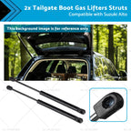 2X Tailgate Boot Gas Struts for Suzuki Alto, Nissan Pixo (2008–2014)
