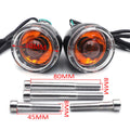 Clear Lens Rear Turn Signal Light Indicator for Harley XL883 FLSB FXST FLDE FLHC (2014–2023)