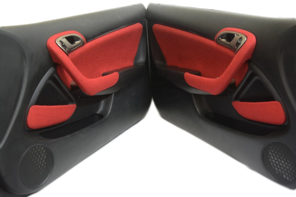 Front Door Handle Tweed Cover for Acura RSX (2002–2006) Red