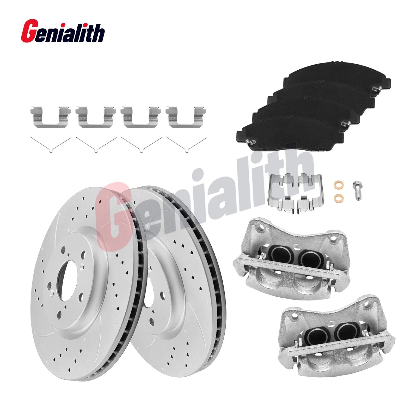 Front Ceramic Brake Pad & Rotor Kit for Acura MDX ZDX (2007–2013)