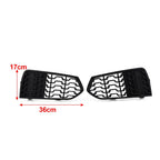 Closed Mesh Front Bumper Fog Light Grille for BMW 2 Series F22 F23 (2014–2021)