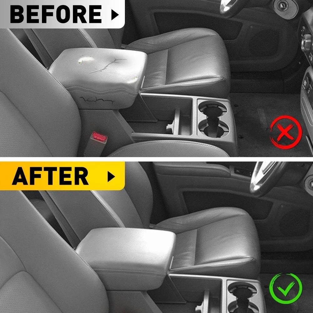 Leather Synthetic Center Console Armrest Cover for Honda Ridgeline (2006–2014)