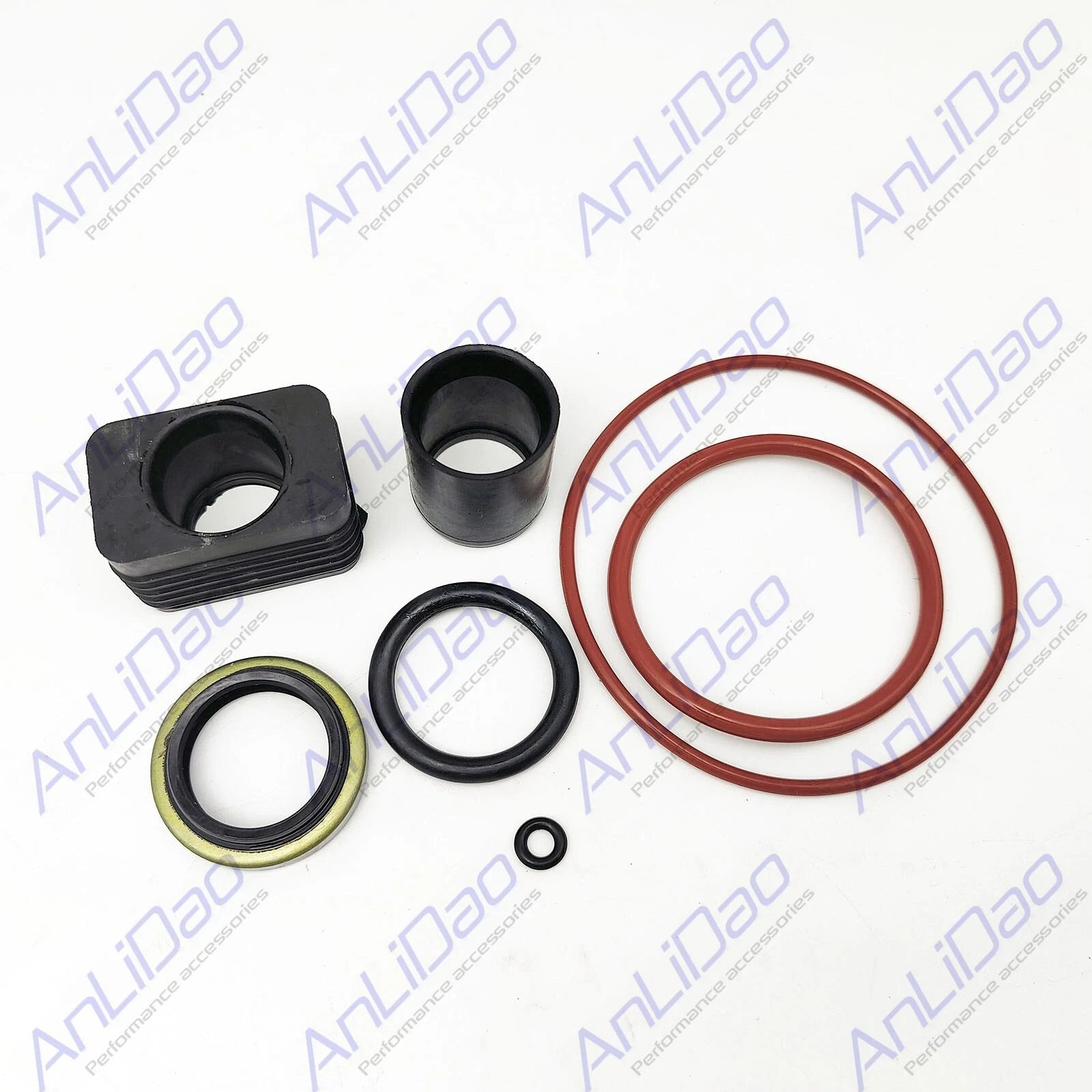 Lower Unit Gearcase Seal Kit for Volvo Penta OMC SX (3855275, 0778351, 18-2598)
