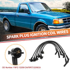 6X Spark Plug Wire Ignition Coil Cable No.F8PZ-12259-CA for Ford Ranger (1998–2011)
