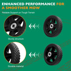 2x 8" Plastic Wheels for Craftsman Mower (Fits )