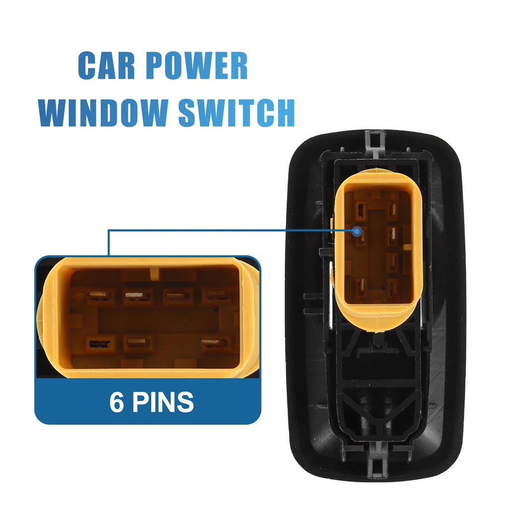 2X Master Power Window Switch for Ford Fiesta (2008–2009) 8A6T-14529-AB