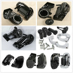 Lower vented fairings with 6.5" speakers box pods for Harley FLHT (1989–2013)