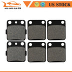 Set of 2 Carbon Fiber Brake Pads for Yamaha YFS200 Blaster (2003–2006)