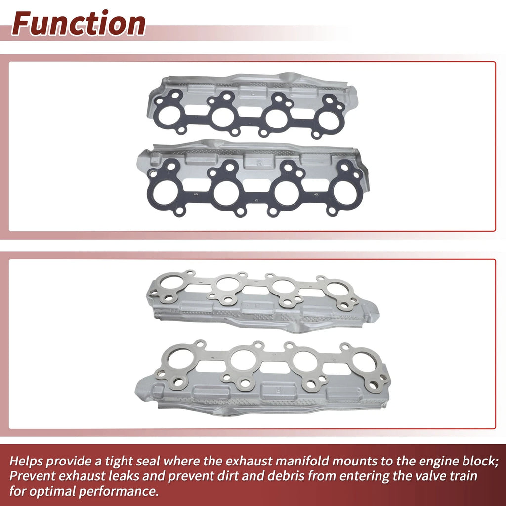 Exhaust Manifold Header Gasket for Toyota 4Runner (2005–2009) No. 1719850010