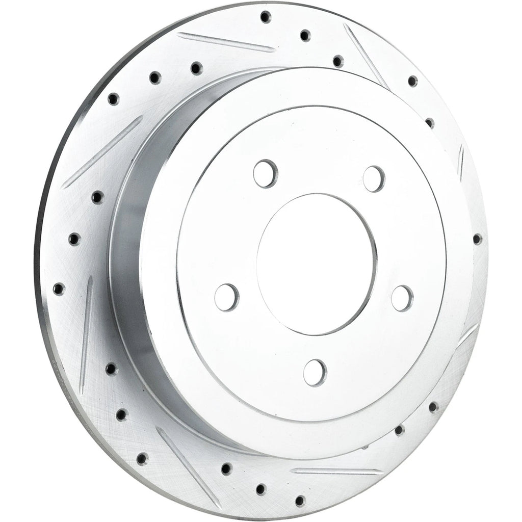 Set of 2 Front & Rear Brake Disc Rotors for Ford F-150 (2004)