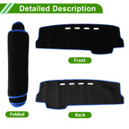 Dashboard Cover for Suzuki Alto (2019–2022) Black Blue Trim, 1 Pc