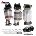 Set of 2 Front Rear Catalytic Converters for Acura MDX (2003–2006)