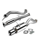 4" Rolled Tip Muffler Catback Exhaust System for Honda Civic (1992–1995)