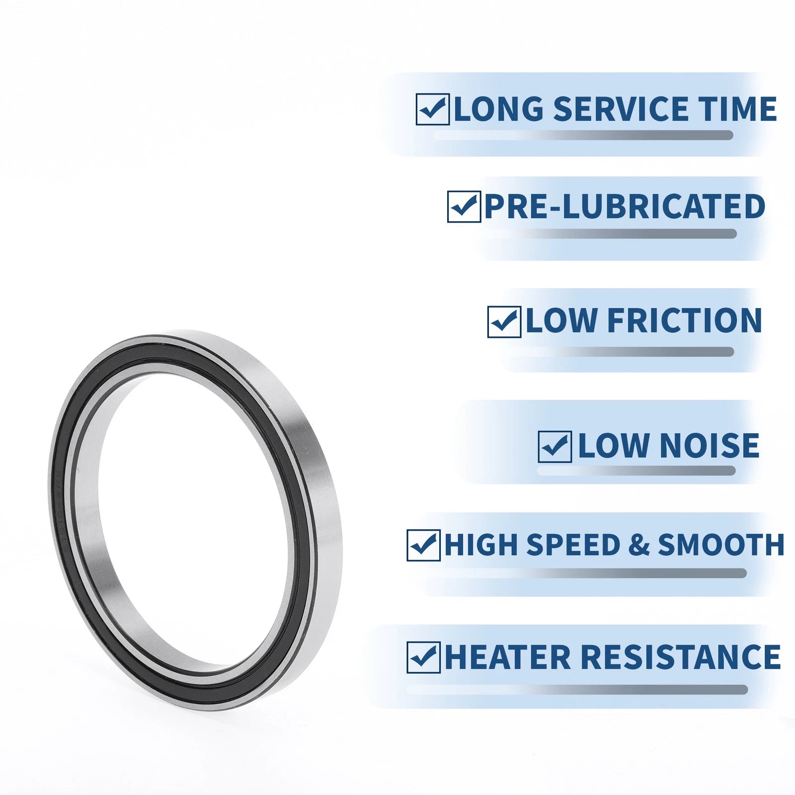 Deep Groove Ball Bearing 6815DDU for Scooter Skateboard Wheel (P0 75x95x10mm)