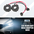 H7 LED Headlight Bulb Holder Adapter Socket for VW Golf 6/7 (2012–2020) - Pack of 2