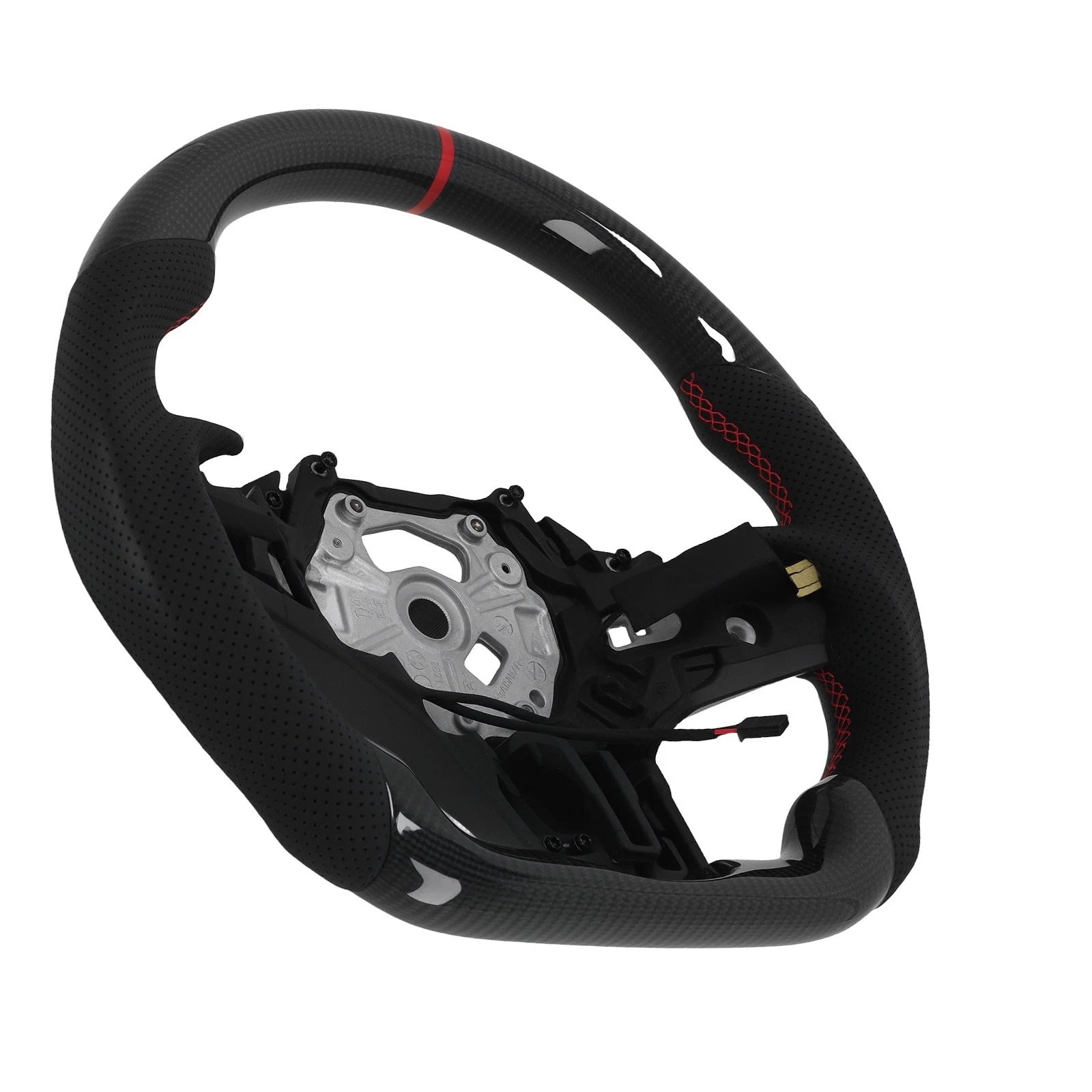 Real Carbon Fiber Steering Wheel for BMW 1 F40 2 F44 3 4 Z M2 M3 M4 (2019–2024)