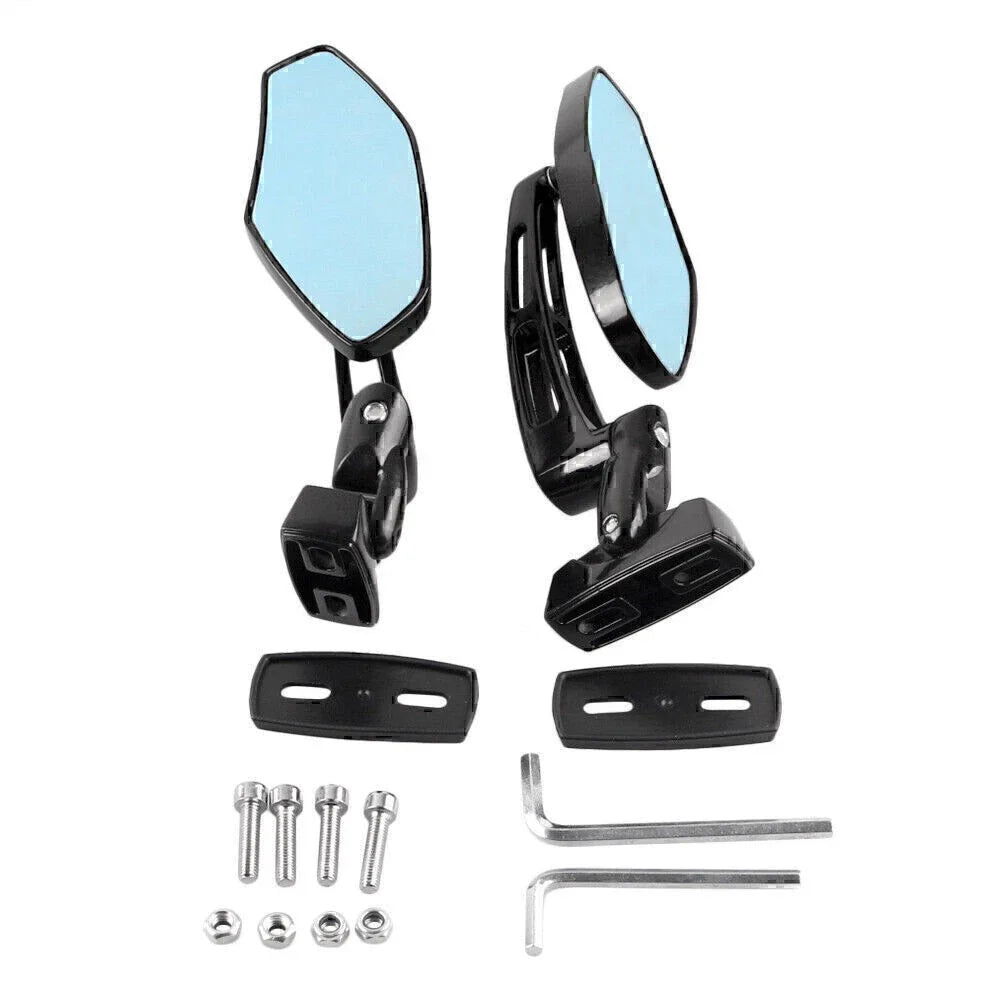 Pair Rear View Mirrors for Ducati Honda Kawasaki Suzuki Yamaha Sport Bike