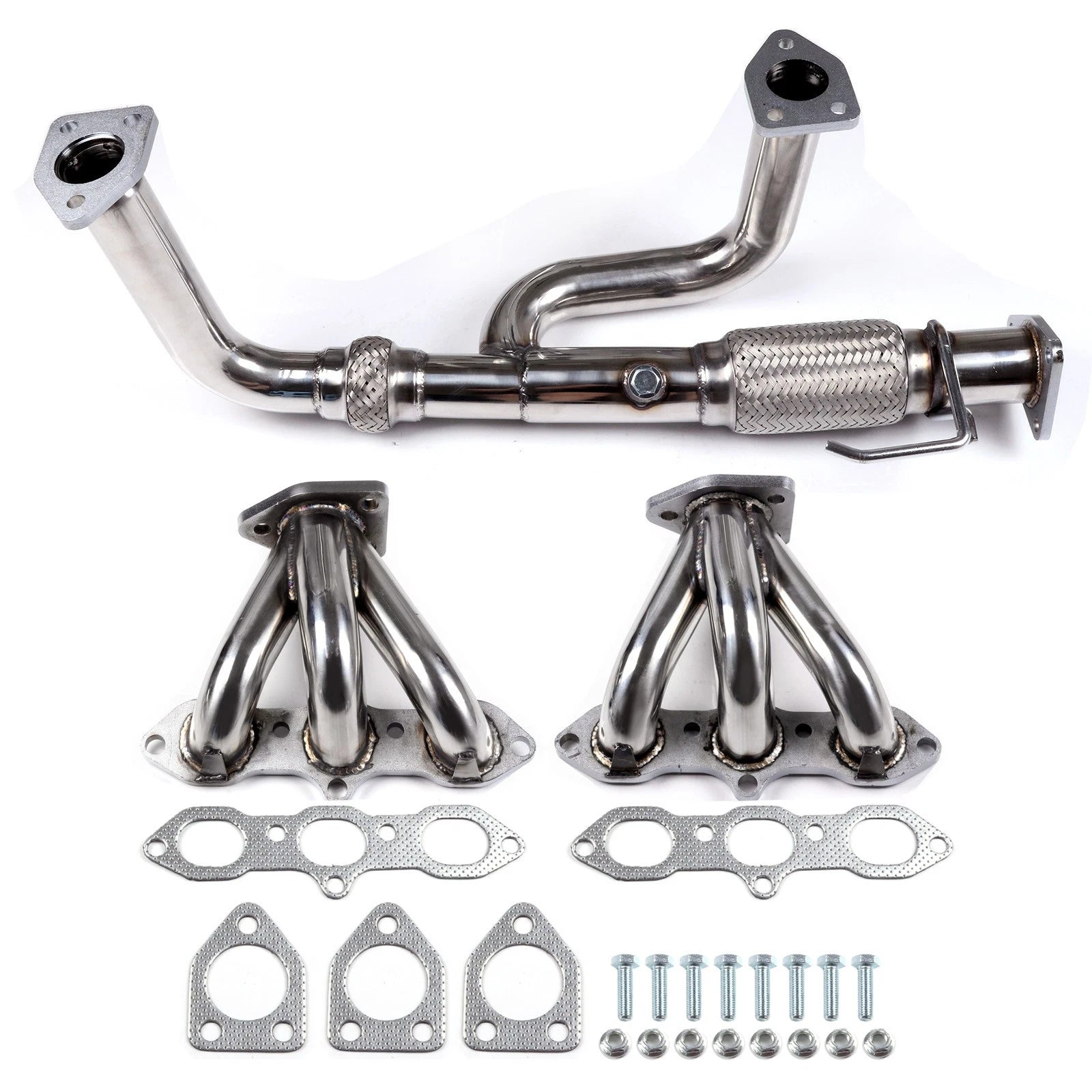 Stainless Header Exhaust Manifold for Accord 3.0 V6 (1998–2002) / TL/CL (1999–2003)