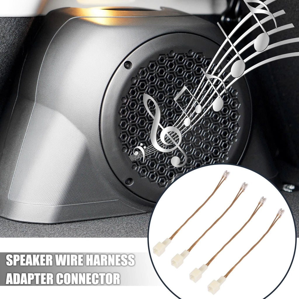 Set of 4 Car Speaker Connector Wire Harness Plug for Nissan Infiniti