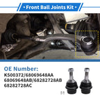 2X Lower Ball Joints for Dodge Durango (2011–2023) No.K500372