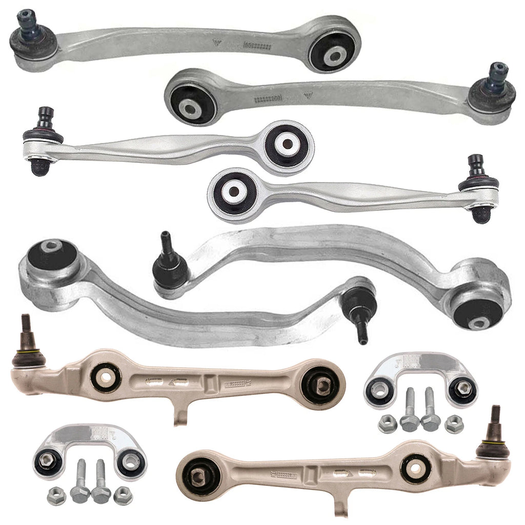 10pc Front Control Arms & Sway Bar Links Kit for Audi A4 Quattro S4 (1996–2001)