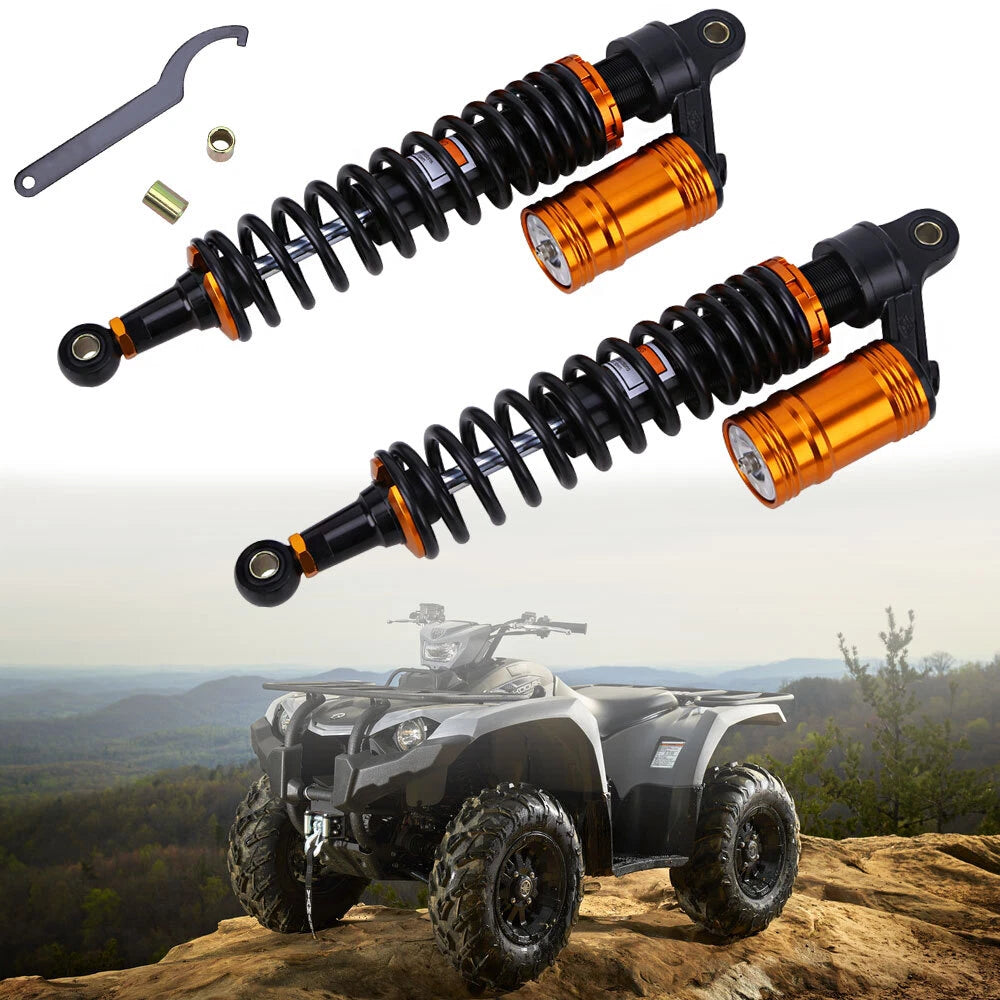 Set of 2 Front Air Shock Absorbers for Motorcycle ATV (Universal 15.75")