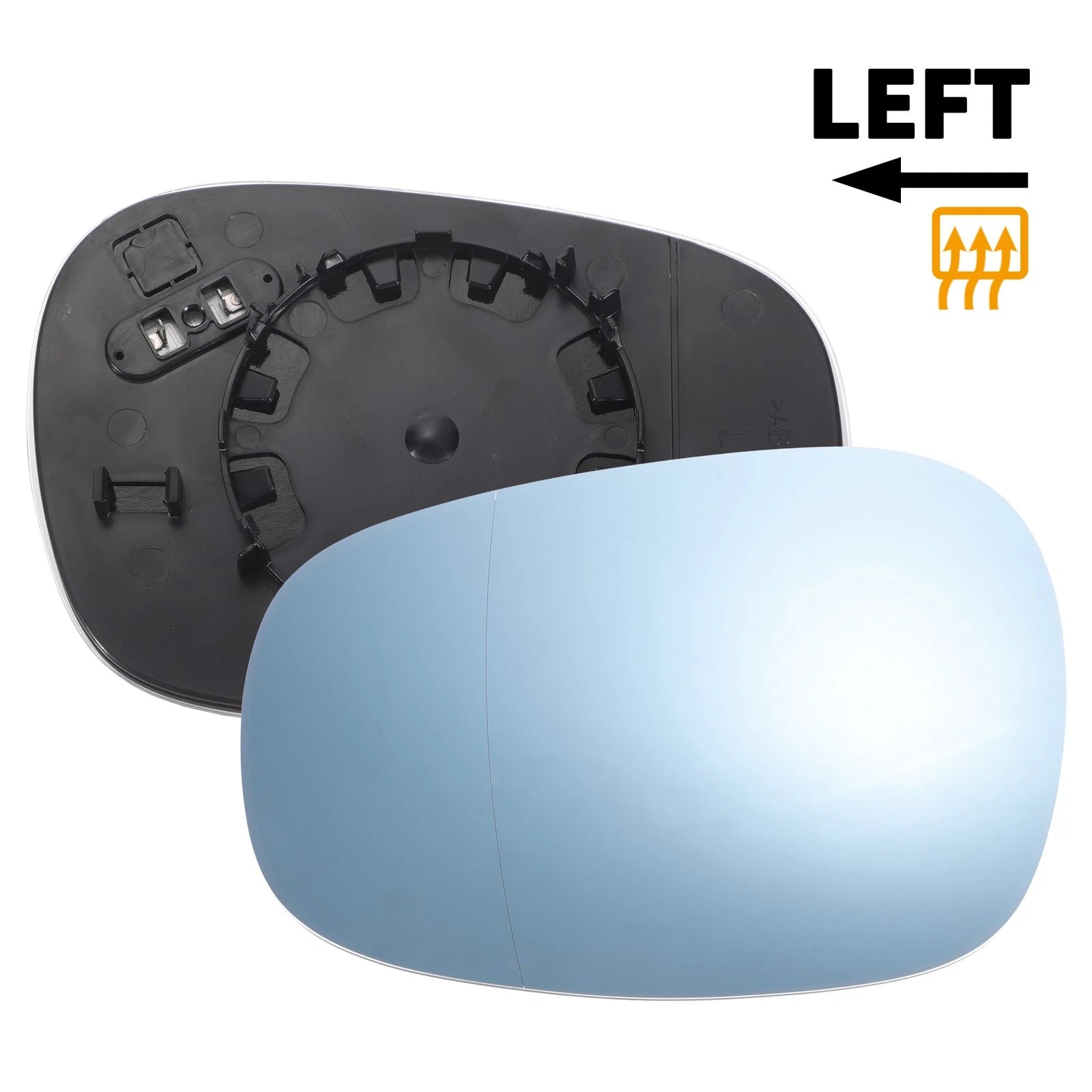 Left Side Heated Blue Mirror Glass for BMW 3 Series (2012–2019)