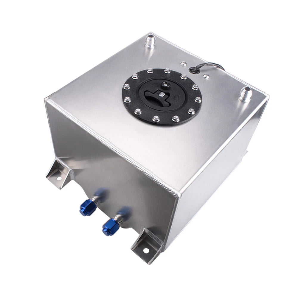 5 Gallon Aluminum Fuel Cell Surge Tank with Sensor Cap & Foam