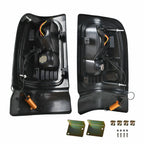 Set of 2 LED Tail Light Housings for Dodge Ram 1500 2500 (1994-2001)