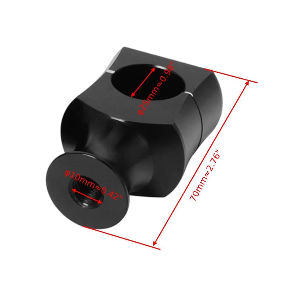 1" Handlebar Risers Mount Clamp for Harley Dyna Street Bob (2006–2023)