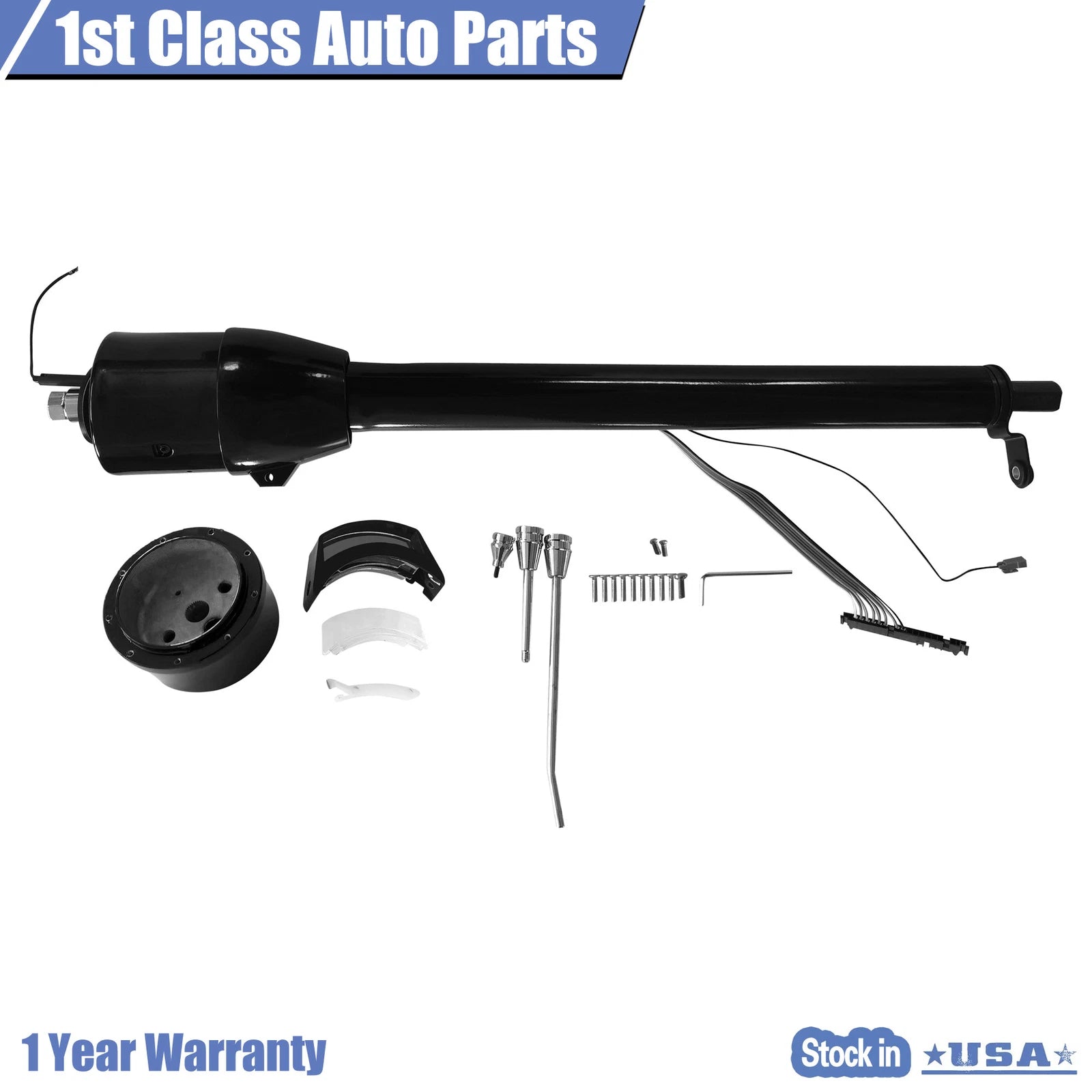 30" Steering Column Tilt Adapter for GM Universal (No Key, 9 Holes)