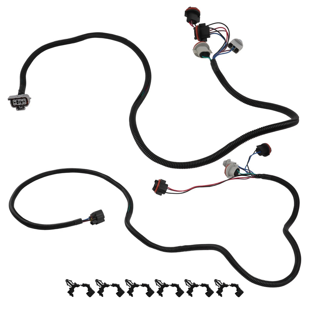 Pair Tail Lamp Wire Harness for Chevrolet Silverado 1500 2500HD 3500HD (2008-2009)
