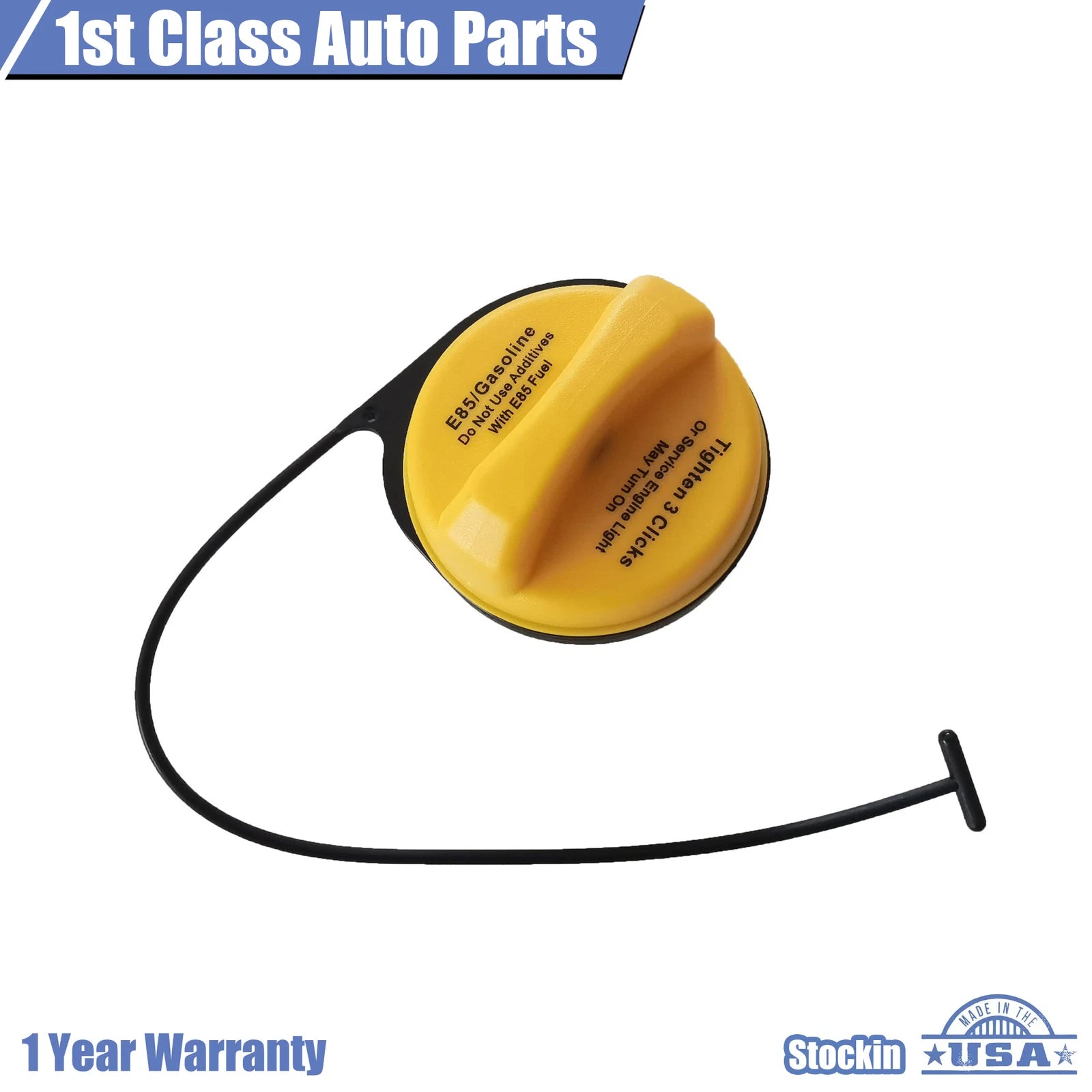 Yellow Fuel Tank Gas Cap for Chevy Silverado Avalanche Tahoe Cadillac GMC