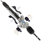 5pc Power Steering Rack and Pinion Tie Rods Kit for Acura EL Honda Civic (1996–2000)