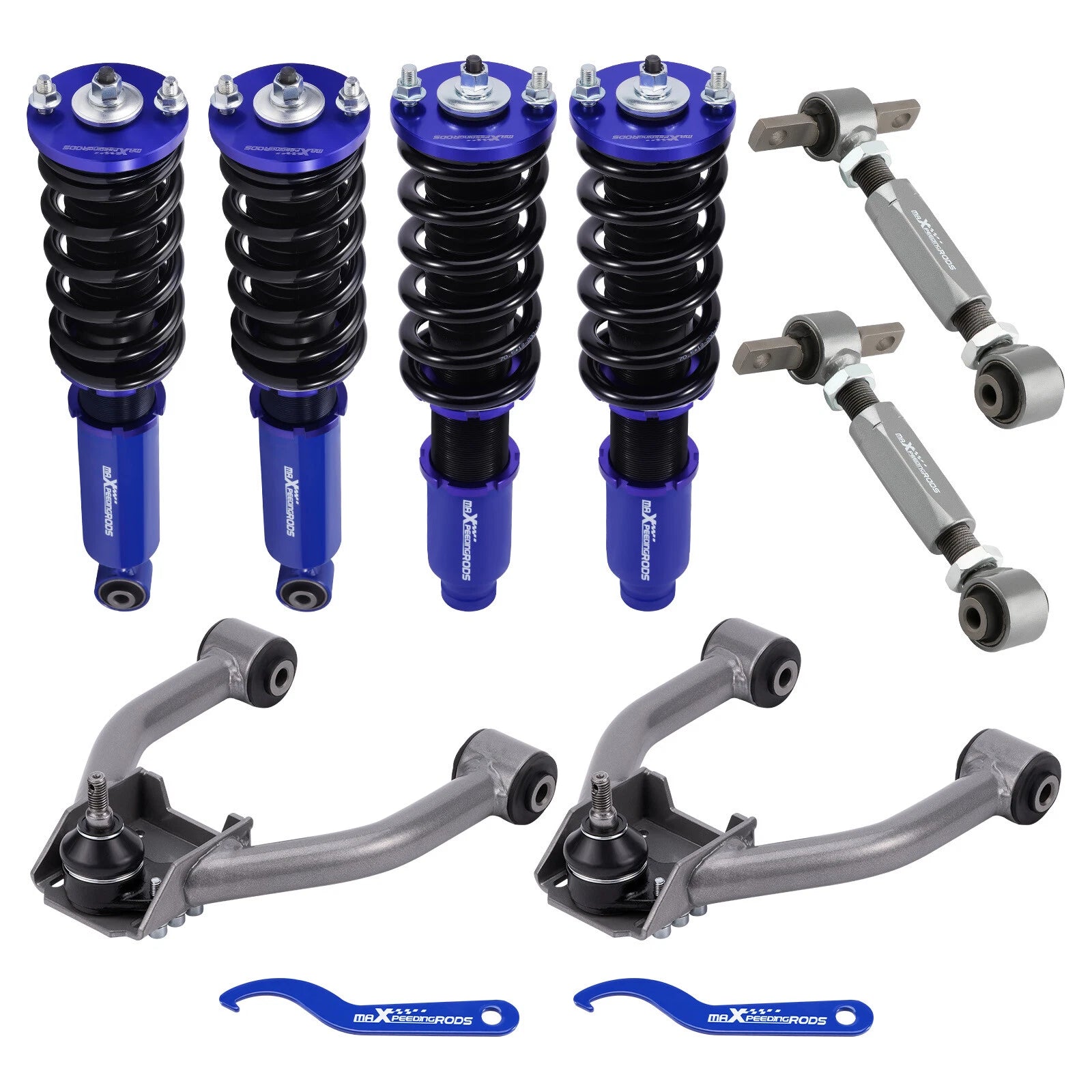 Coilovers with Adjustable Camber Kit for Honda CR-V (1997–2001)