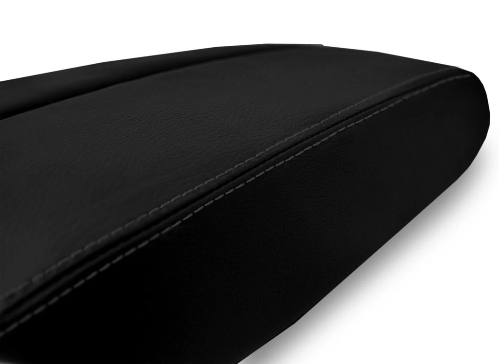 Center Console Lid Armrest Cover Leather for Audi A8 (2011–2017) Black