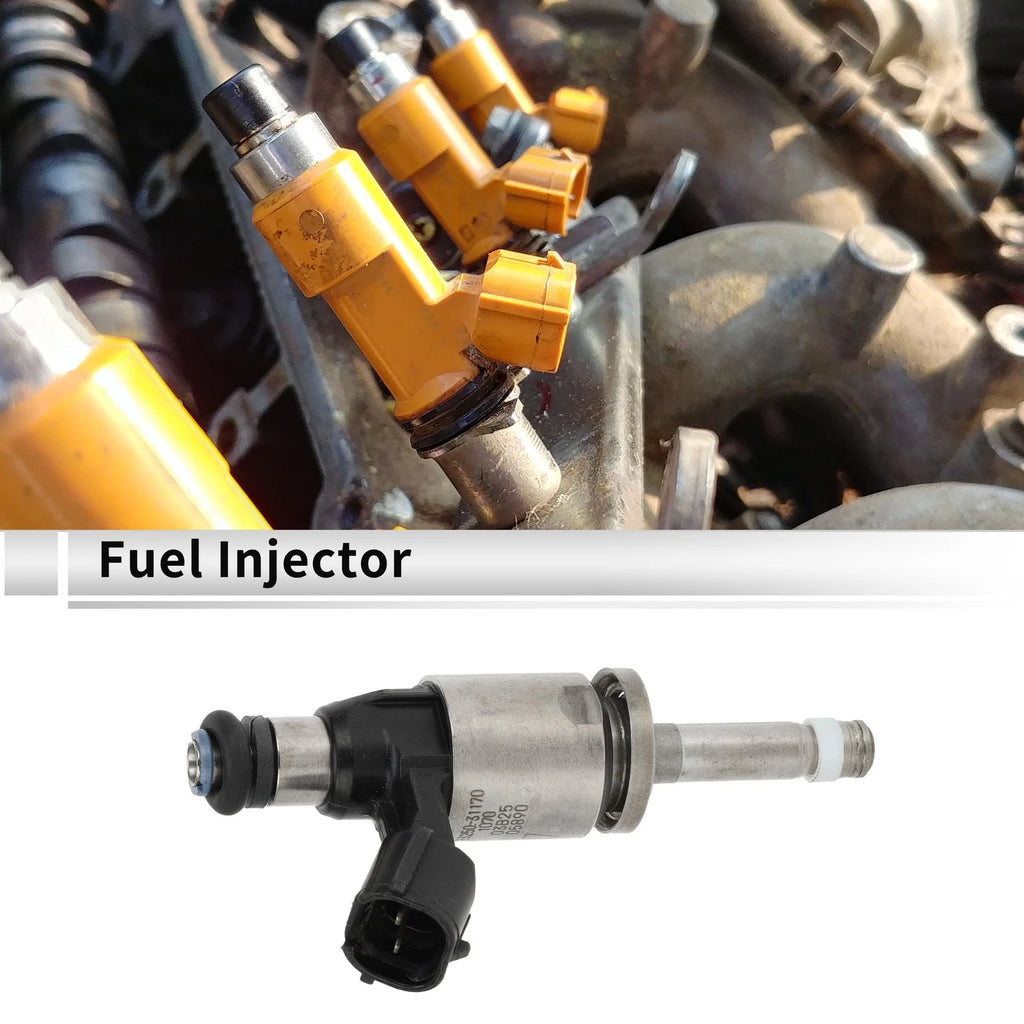Fuel Injector for Lexus GS350 (2016–2019) 1 Pc Black Silver Tone