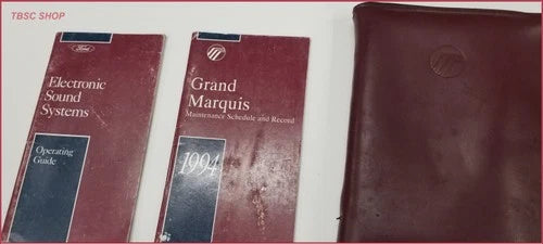 Owners Manual Kit with Case for Mercury Grand Marquis (1994)