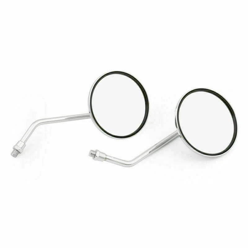 Classic Round Rearview Mirrors 10MM for Suzuki GT 125/185/250/380/550/750