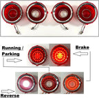 LED Brake Tail and Reverse Light with Trim for Chevy Camaro (1970–1973)