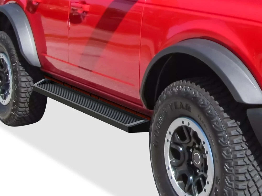 Running Boards for Ford Bronco 4-Door (2021–2026) - Black Style