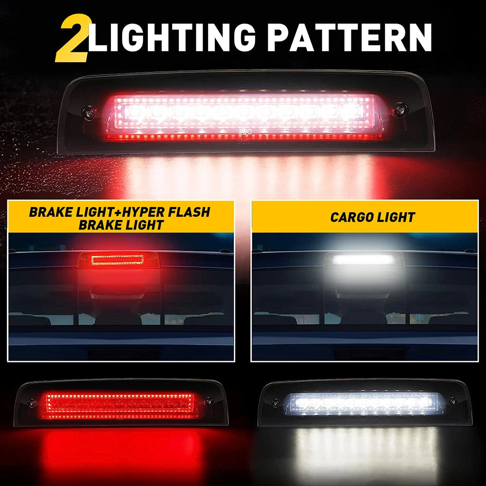 Smoked LED 3rd Brake Light for Dodge Ram 1500 2500 3500 (2009–2018)