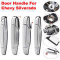 4PCS Chrome Exterior Door Handle for 2007–2014 Escalade Silverado (SEO)