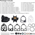 Water Pump Repair Kit for Mercury Outboards & MerCruiser 46-96148A8 (N/A)