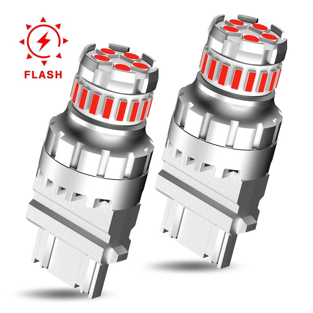 2X LED Strobe Brake Light Bulbs for Make Model (YYYY–YYYY)